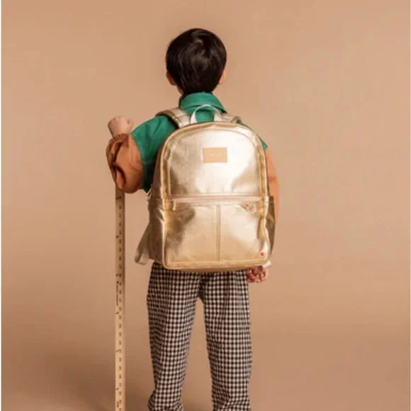 STATE Metallic Gold Kids Travel Backpack - Picture 5 of 10